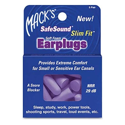 Image of Mack&#039;s Slim Fit Ear Plugs (5 Pair) Purple