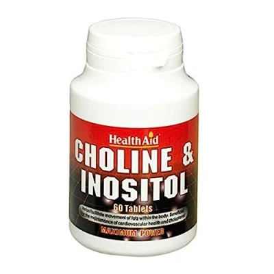 Image of HealthAid Choline &amp; Inositol 60 Tablets