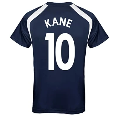 Image of Tottenham Hotspur FC Mens Kane 10 Poly T Shirt Navy XL