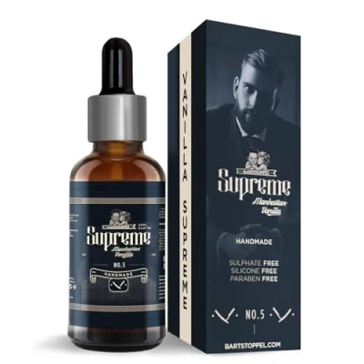 Image of Beard Oil Vanilla Hair Growth &amp; Moisturiser Bartstoppel© Barber Company Supreme Care for Men