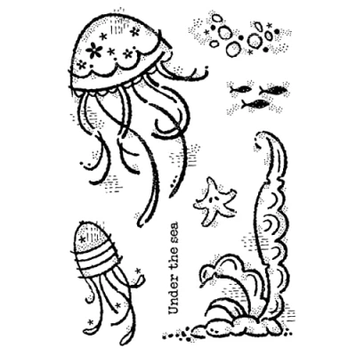 Image of Francoise Collection Under The Sea Clear Stamp Set