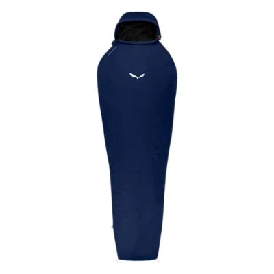 Image of SALEWA MICRO II 600, Unisex Adult Sleeping Bag, Blue Depth, LEFT