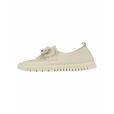 Image of Ilse Jacobsen Tulip 3884 Synthetic Textile Women&#039;s Kit Loafers Shoes