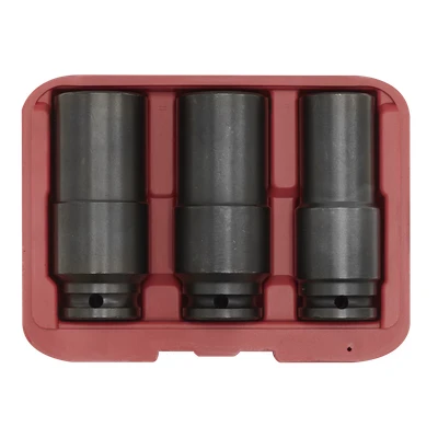 Image of Sealey Weighted Impact Socket Set 1/2&quot;Sq Drive 3pc