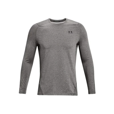 Image of Under Armour Men UA CG Fitted Crew, Warm Functional Shirt for Men, Lightweight Tight Fit Long Sleeve Sports Top , Thermal