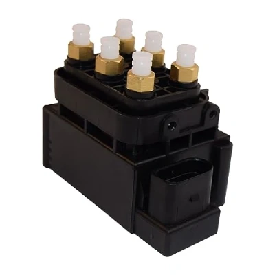 Image of Valve Unit Air Suspension Block Control for Spring Compatible with Q7 4LB T o u a r e g 7L6 7L7 7LA Cayenne 9PA WK WK2 Ram1500 3500 &amp; XC60, Replacement 68204398AA 600640600A