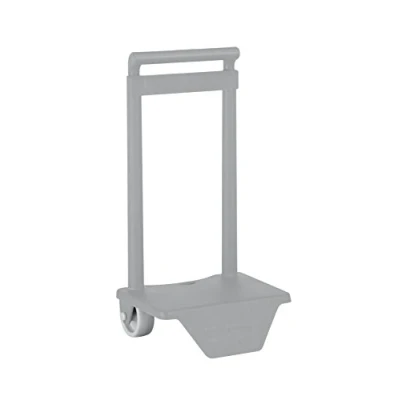 Image of Safta Trolley for school backpacks, foldable, light, resistant with extractable grip handle and wheels