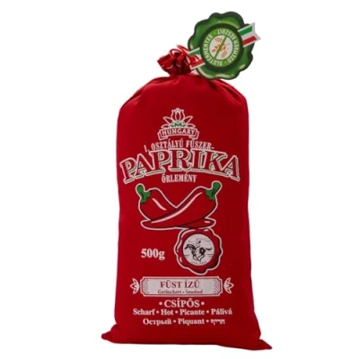 Image of Chili Trade Hungarian Paprika Premium Quality Origin: Kalocsa,Hungary (Hot &amp; Smoked, 500g)