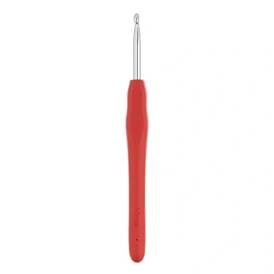 Image of The Quilted Bear Crochet Hooks Ergonomic Soft Grip Silicone Rubber Handle for Knitting &amp; Great Beginners with Full Range of Hook Sizes Available! (4.5mm Hook)