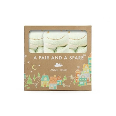 Image of Angel Dear Green Frog, Pair and A Spare Blankie Set