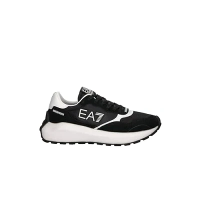 Image of EA7 Wader Mens Black/White Trainers Size UK 8