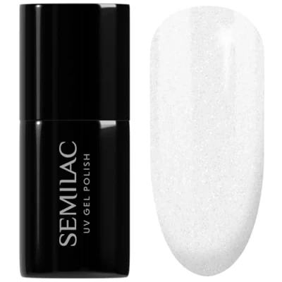 Image of Semilac UV Hybrid Nail Polish, Number 091, 7 ml, Glitter Milk