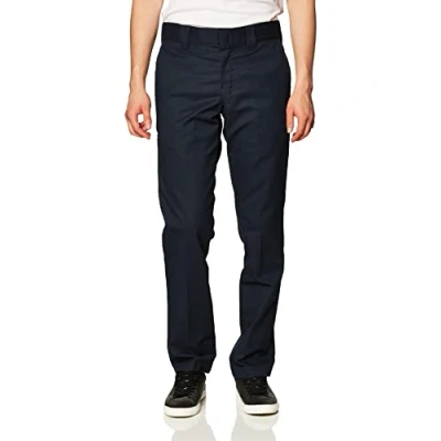 Image of Dickies, Men&#039;s, WORK PANT SLIM TAPER, DARK NAVY, 32W / 34L