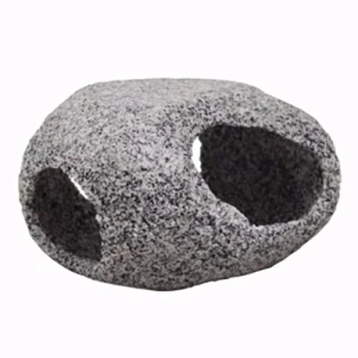 Image of Aqua One Round Marble Cave Ornament, x Large, 17 15 10cm,