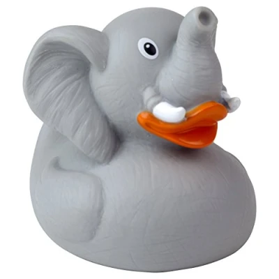 Image of Lilalu 2093 Elephant Rubber Duck Bath Toy, Various