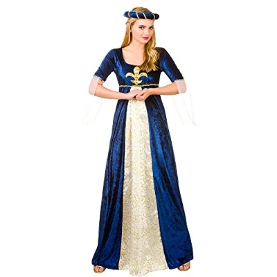 Image of Adult Womens Medieval Maiden Fancy Dress Costume XX Large (UK 26 28)