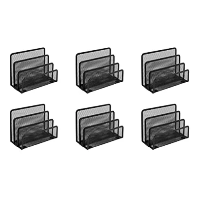 Image of Osco Wiremesh Letter Holder Black (Pack of 6)