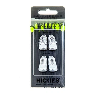 Image of HICKIES Tie Free Laces (1.0) Black/Yellow