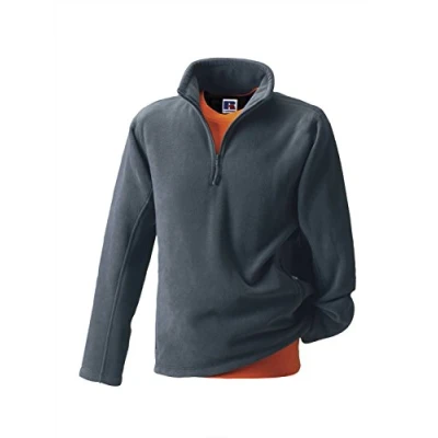Image of Russell Europe 1/4 Zip Outdoor Fleece Bottle Green XL