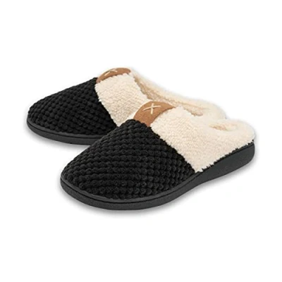Image of Dunlop Ladies Charlotte II Slippers Black UK 3