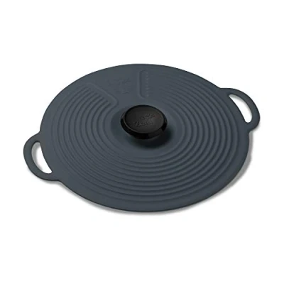 Image of Zeal Silicone Classic 20cm Lid Dark Grey