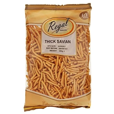 Image of Regal Food Thick Savian 400gm Indian Snacks Fresh &amp; Crunchy Mix Savouries Savoury Snack