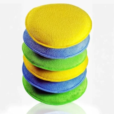 Image of Glart H46PP Microfibre Dishwashing Sponges 6 Piece Set, 130 x 25 mm, Applicator Sponge Pads for Cleaning Products, Windows