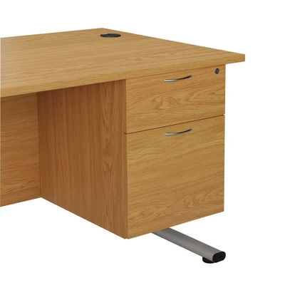 Image of Jemini Beech 2 Drawer Fixed Pedestal KF79860