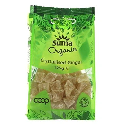 Image of Suma Prepacks Organic Ginger Crystallised 5 X 125G