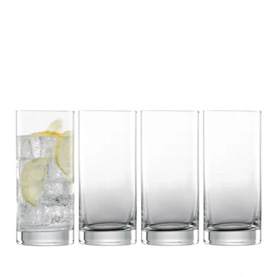 Image of Schott Zwiesel Tritan Crystal Glass Iceberg Barware Collection Long Drink/Iced Beverage Cocktail Glass, Set of 6
