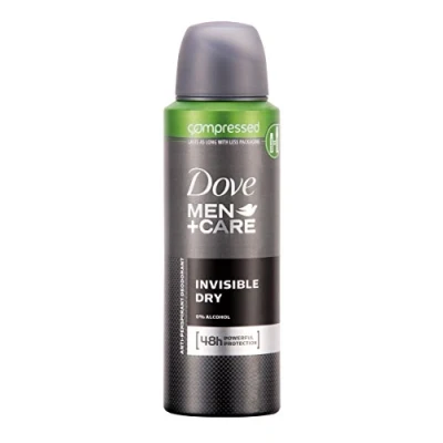 Image of Dove Men Invisible Dry Compressed Anti Perspirant Deodorant 125 ml Pack of 6