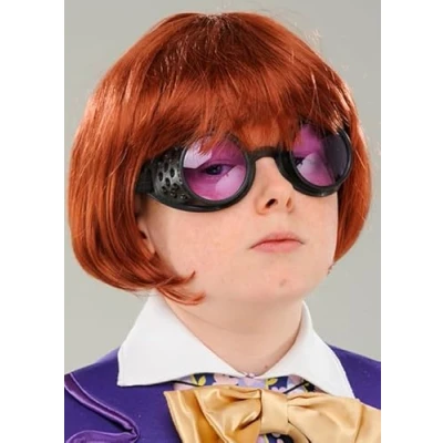 Image of Struts Kids Willy Wonka Style Fancy Dress Purple Goggles