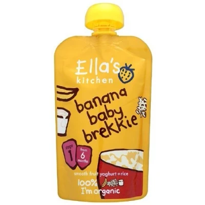Image of (2 Pack) Ellas Kitchen Baby Brekkie Banana 100g 2 PACK BUNDLE