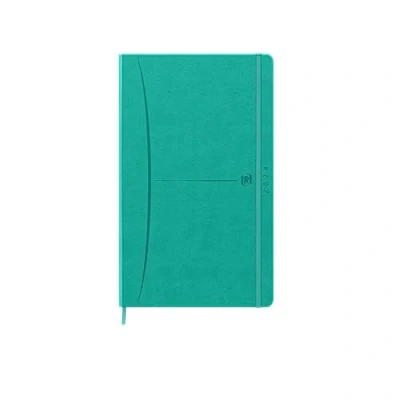 Image of Oxford Signature Civil Diary Week to View 9 x 17 cm Year 2024 Turquoise French