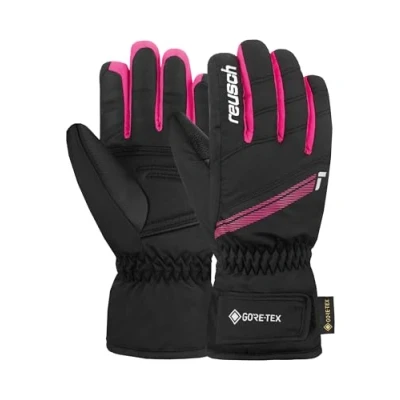 Image of Reusch Tommy Gore Tex Junior Warm, Waterproof, Windproof and Breathable Winter Gloves, Finger Ski Snow Gloves for Children, Kids, Teenagers, Girls Boys
