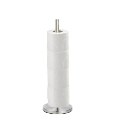 Image of Blue Canyon Stainless Steel Toilet Roll Holder Spike, Free Standing Paper Holder, Storage, Organizer