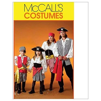 Image of McCall&#039;s Patterns M6819 A5 6 8 10 12 14 Misses&#039; Costumes, Pack of 1, White