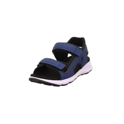 Image of Superfit Criss Cross Walking sandals for kids, Size: 420, Blau/schwarz shoes
