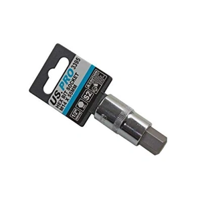 Image of US PRO 1/2&quot; DR Hex Bit Socket M14 X 55MM 3395