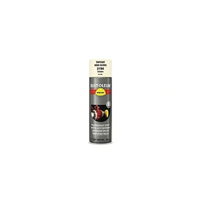 Image of RUST OLEUM 2194 Hard Hat Topcoat RAL Colours, The Nr. 1 Industrial Paint Aerosol. Go Further, Work Faster, Last Longer!, Cream 9001