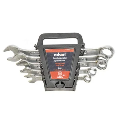 Image of Rolson 46673 5Pc Combi Spanner Set D/F On Rake