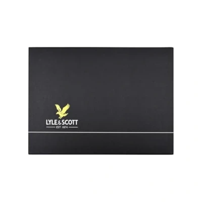 Image of Lyle &amp; Scott Cable Bobble Beani Scarf GIFT UNISEX SET Scarf, Size: One Size, Dark navy