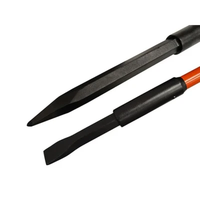 Image of Faithfull FAIINSCROW60 Insulated Chisel and Point Crowbar 1.55M (61in) Certified to 1,000volts