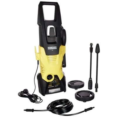 Image of Kärcher K 3 High Pressure Washer 120 Bar 1600 W 380 L/h Includes Accessories and Detergent Tank
