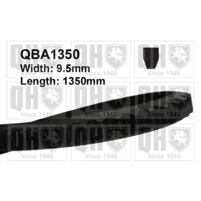 Image of 2235176 V Belt QUINTON HAZELL QBA1350 10mm 1350mm