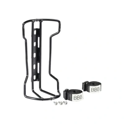 Image of BBB Cycling StackRack Lightweight Cargo Carrying Rack Bikepacking Bike Bag Holder Mounting Gravel Road MTB BBC 81, Black