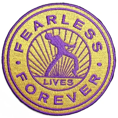 Image of Queen Patch Fearless Band Logo Official Embroidered woven iron on Taglia unica