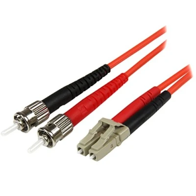 Image of StarTech.com 5m Fiber Optic Cable Multimode Duplex 50/125 LSZH LC/ST OM2 LC to ST Patch