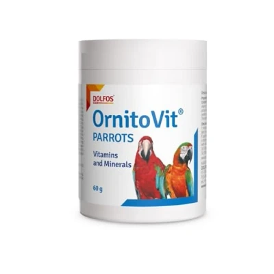 Image of AnkhPets OrnitoVit Parrots 60g Powder Ara Macaws African Grey Vitamins Minerals Lysine Methionine