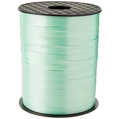 Image of Eleganza Poly Curling Ribbon 5mm x500yds No.13 Mint, Polyester, 9 x 19 cm